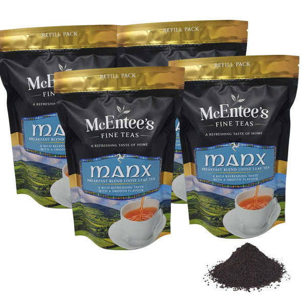 Tè sfuso da colazione Manx 250g (100 tazze) - McEntee's Tea