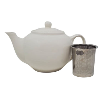 McEntee's Dublin Ceramic Cream Filter Teapot 600ml (1-2 cup)