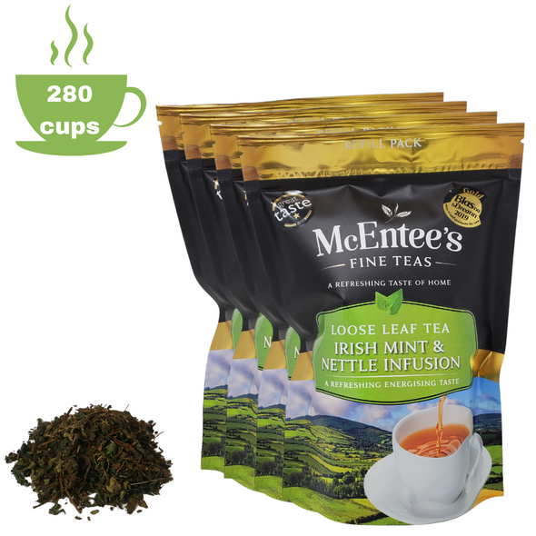 Infuso di menta irlandese e ortica 75g (60 tazze) - McEntee's Tea