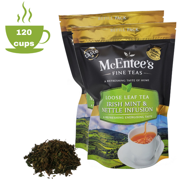 Infuso di menta irlandese e ortica 75g (60 tazze) - McEntee's Tea