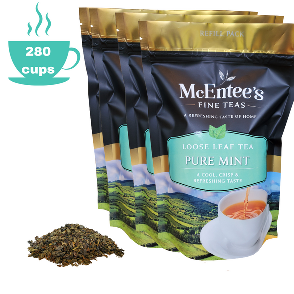 Tè alla menta pura 150g (70 tazze di tè) - McEntees Tea