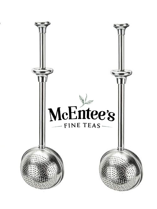 McEntee's Push Handle Tea strainer Two pack