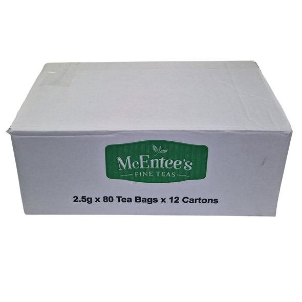 McEntee’s Irish Breakfast Biodegradable Teabags – 12 x 80 Foil-Wrapped Teabags (Case Pack)